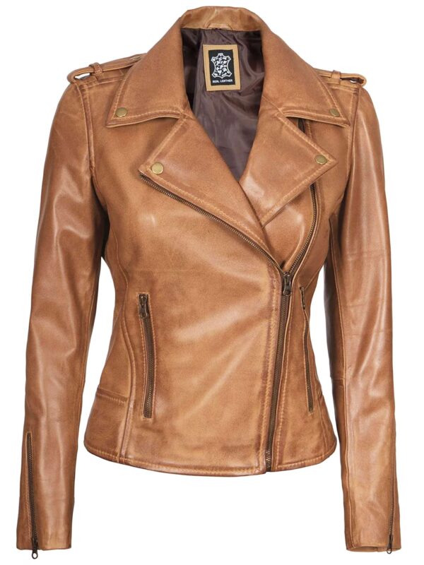 Kirsten Brown Leather Jacket