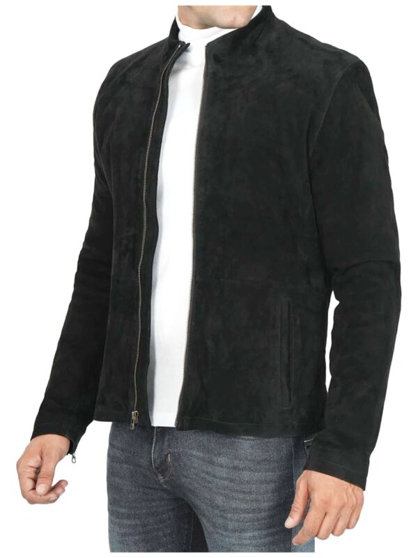 Black Suede Leather Jacket