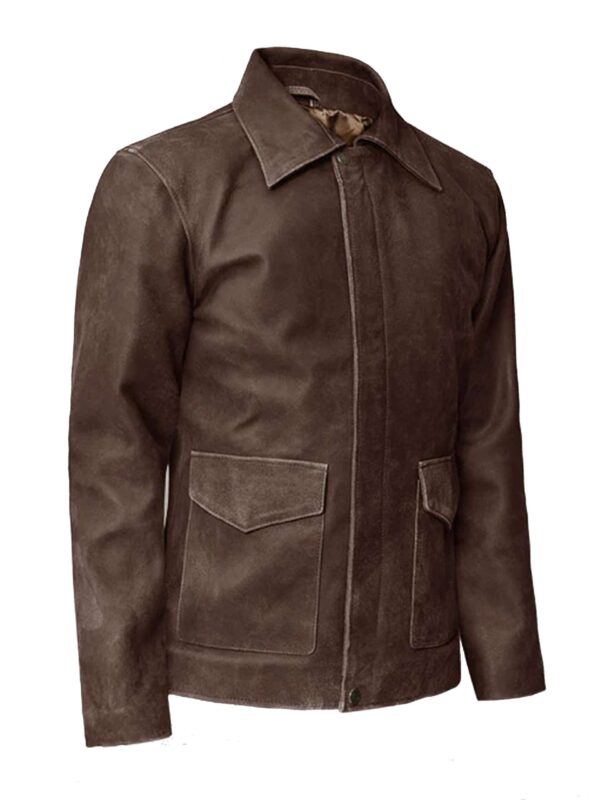 Authentic Indiana Jones Brown Leather Jacket