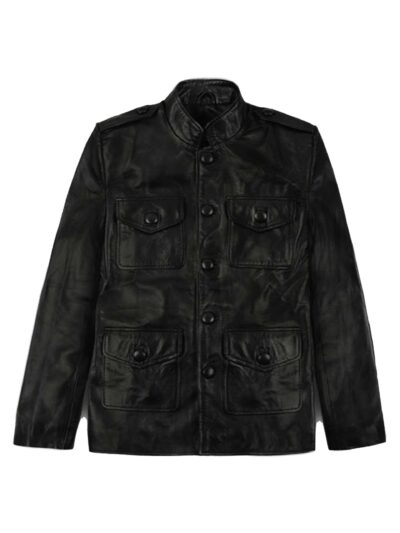 Jim Morrison Black Leather Jacket