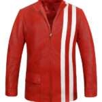 Elvis Presley Speedway Red Leather Jacket