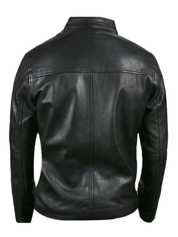 Steve Mcqueen Black Leather Jacket