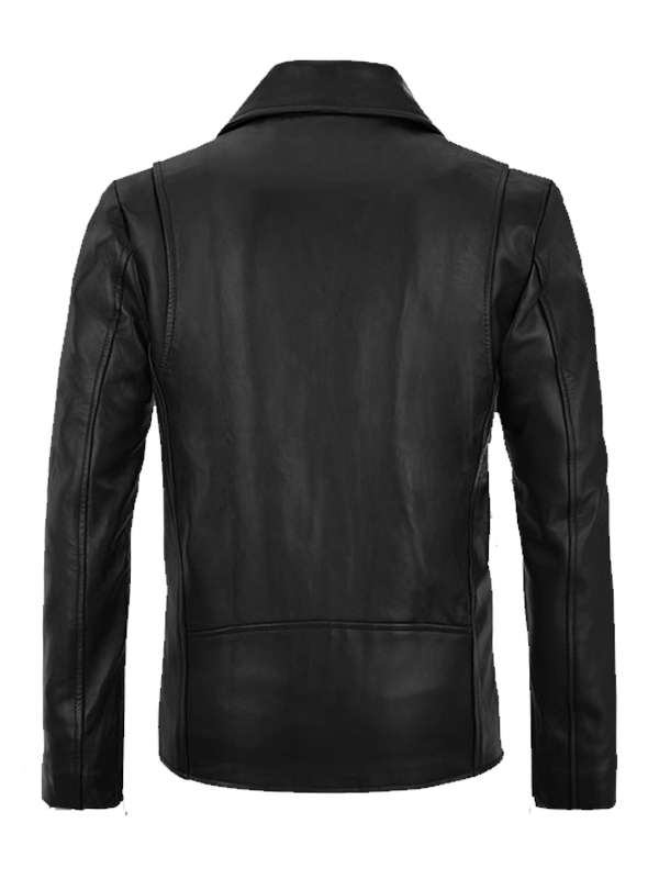 Black Ghost Rider Leather Jacket