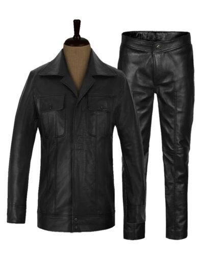 Elvis Presley 68 Comeback Special Black Leather Suit
