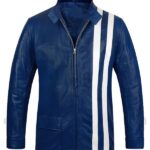 Elvis Presley Speedway Blue Leather Jacket