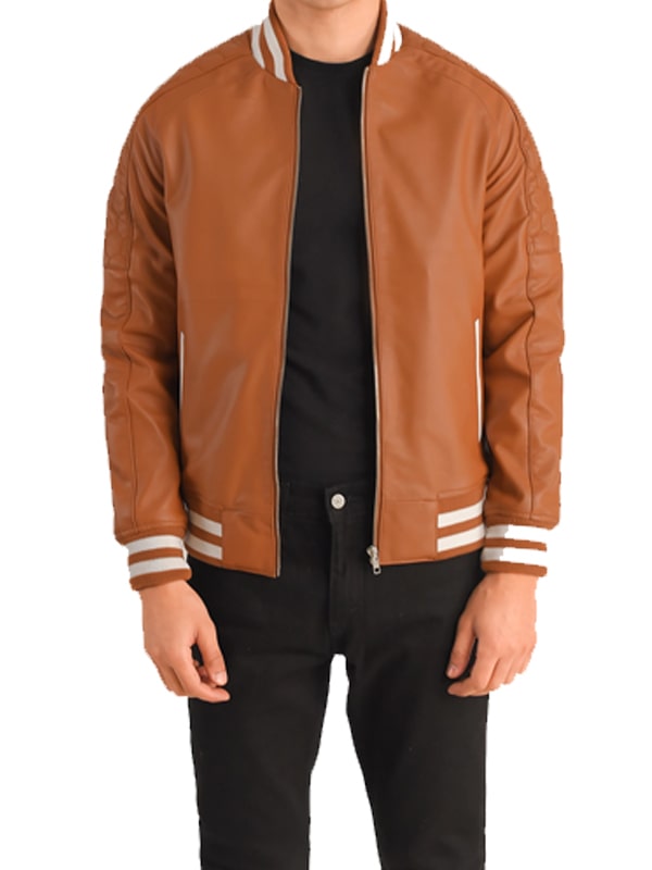 Men's Varsity Leather Jacket