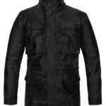Military M65 Field Leather jacket