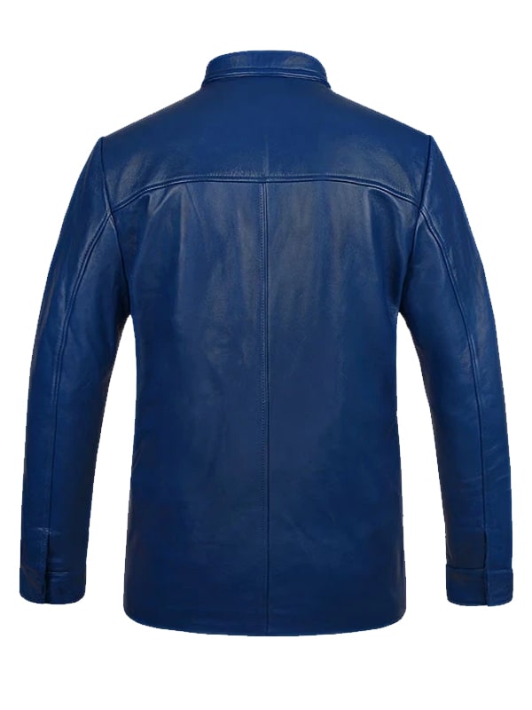 Speedway Elvis Presley Blue Leather Jacket