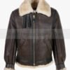 WWII B-3 Sheepskin Leather Bomber Jacket