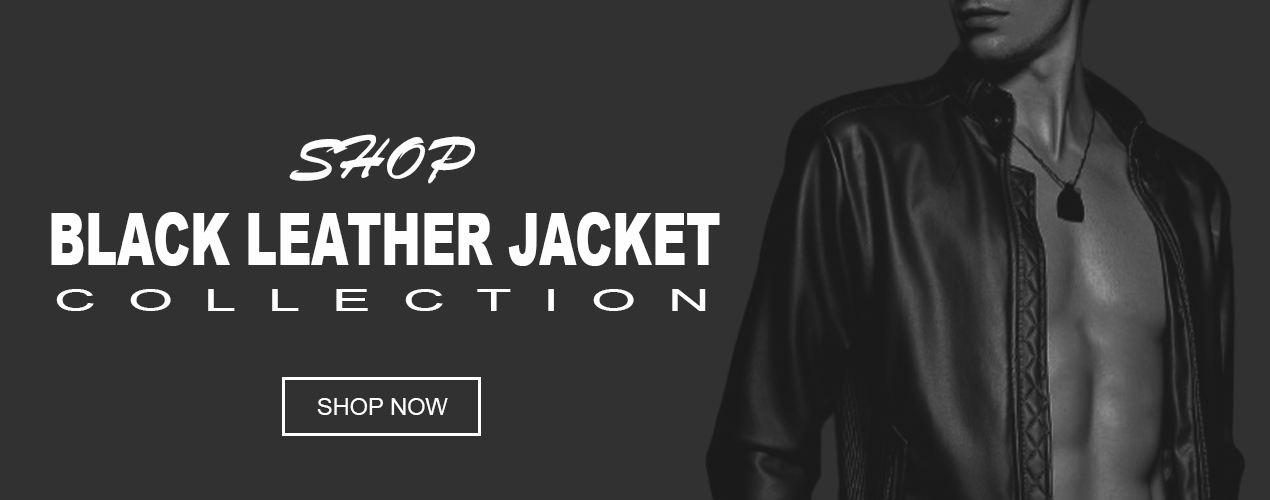 black leather jacket collection