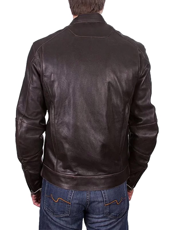 Rocker Biker Leather Jacket