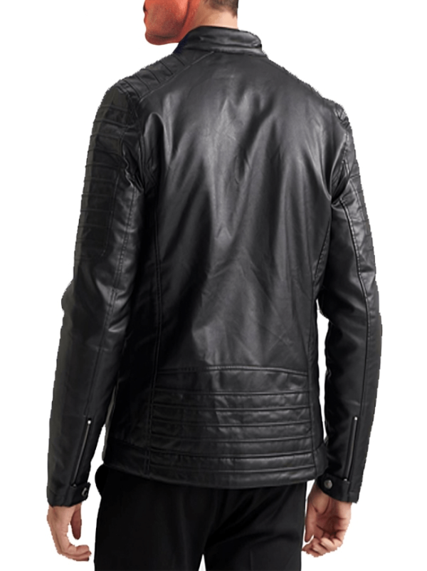 Traditional Black Slim Fit Leather Jacket