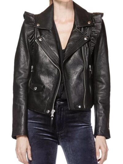 Jackie Goldschneider Leather Jacket