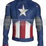Avengers Endgame Captain America Blue Jacket