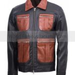 Men's Guarda Vintage Leather Biker Jacket