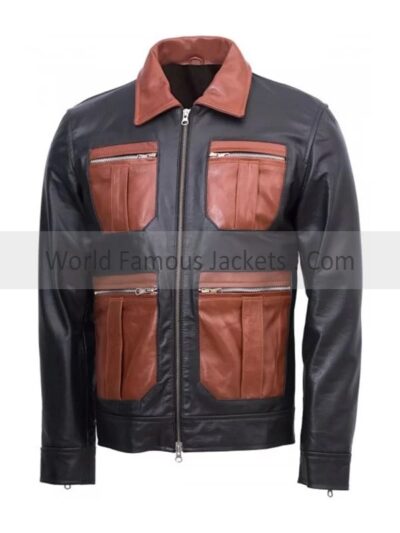 Men's Guarda Vintage Leather Biker Jacket