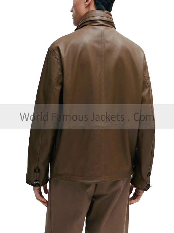 Men's Relaxed Fit Leather Jacket