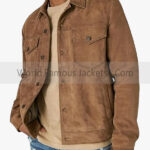 Men's Suede Trucker Jacket