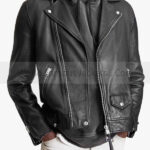 Men’s Motorcycle Riding Leather Jacket