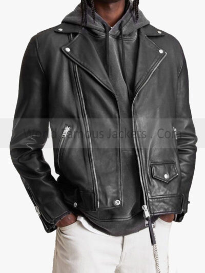 Men’s Motorcycle Riding Leather Jacket