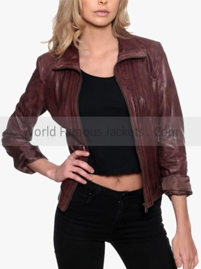 Women's Fashion Designer Leather Jacket