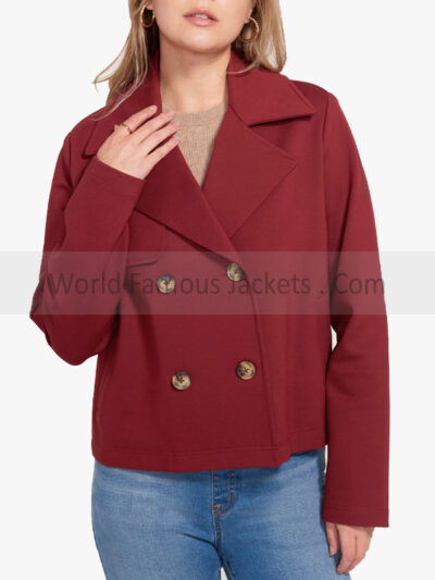 Women’s Cropped Wool Peacoat